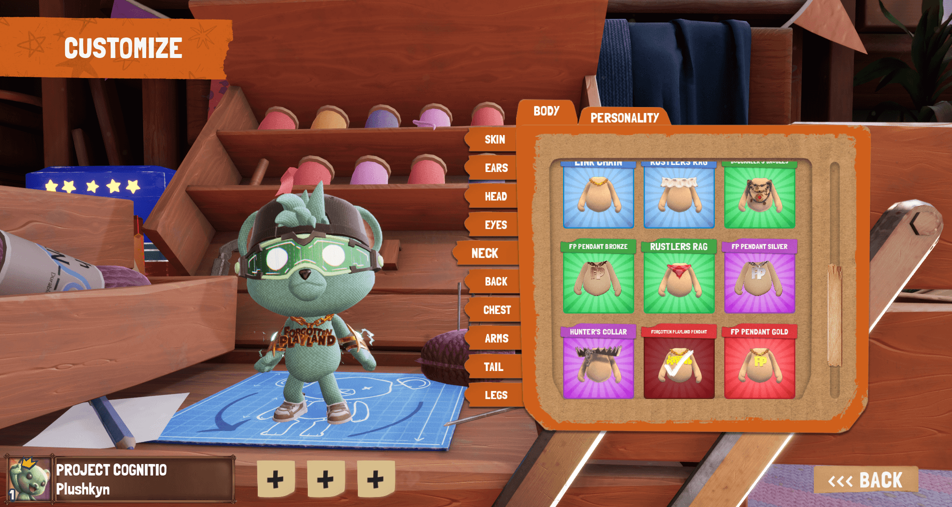 Customization In Game